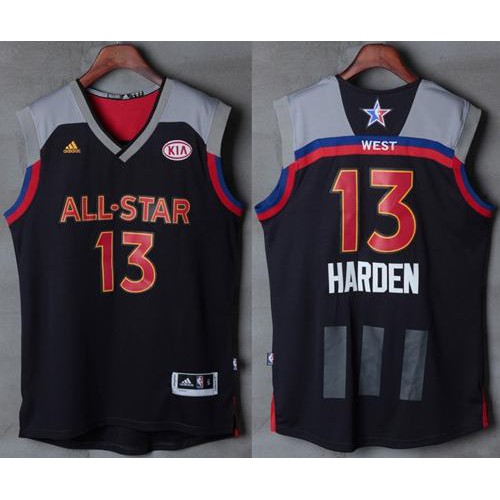 Houston Rockets #13 James Harden Charcoal 2017 All-Star Stitched Jersey Mens