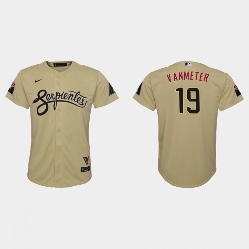 Arizona Arizona Diamondbacks #19 Josh Vanmeter Youth 2021 City Connect Jersey Gold Youth