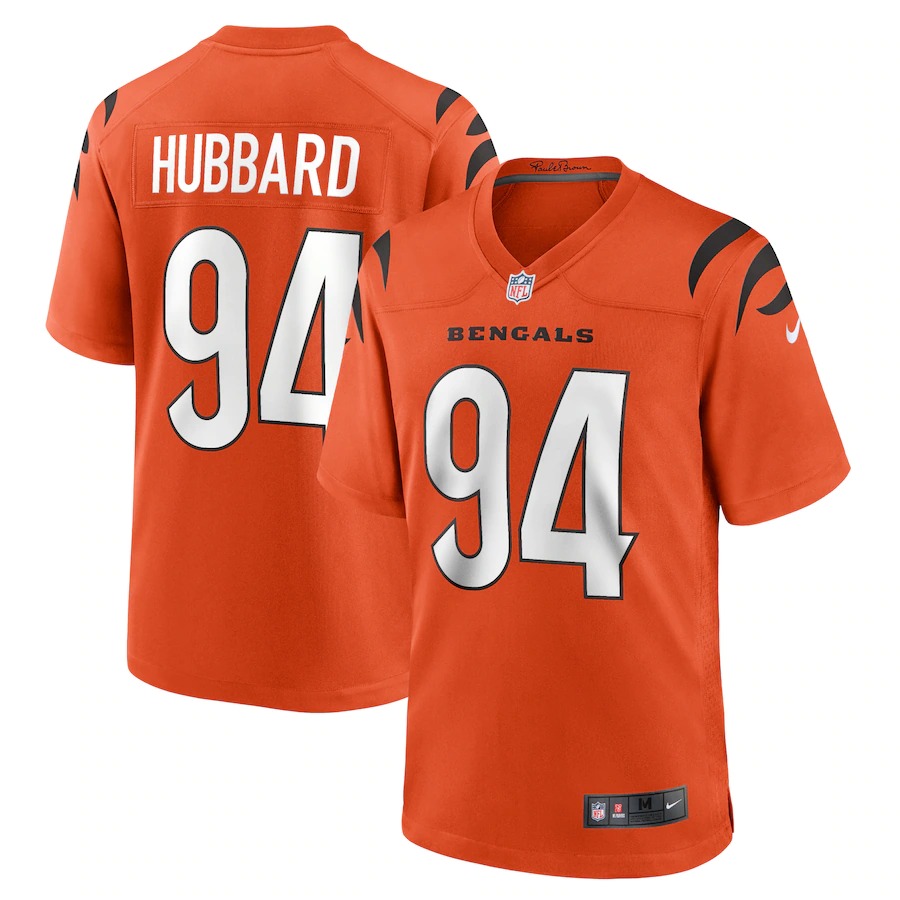 Cincinnati Bengals #94 Sam Hubbard Orange Alternate Game Jersey
