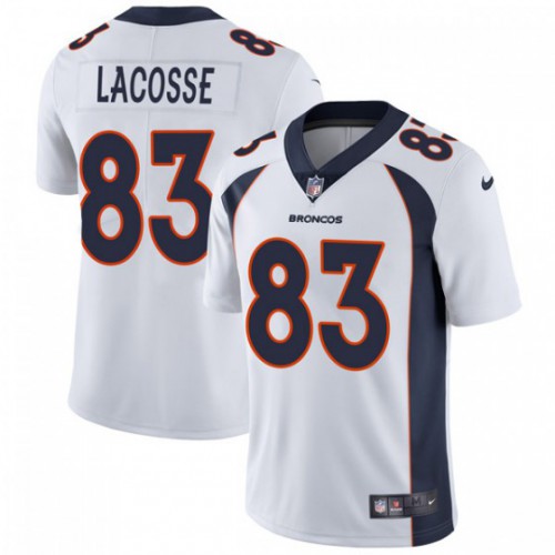 Denver Broncos #83 Matt LaCosse White Men's Stitched Vapor Untouchable Limited Jersey Men's