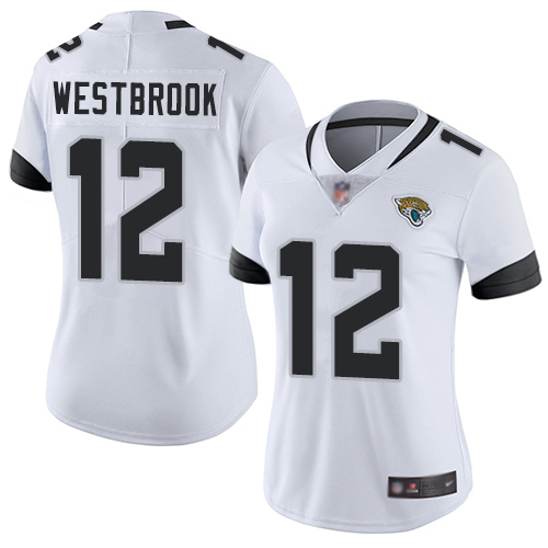 Jacksonville Jaguars #12 Dede Westbrook White Women's Stitched Vapor Untouchable Limited Jersey Womens