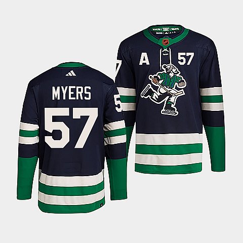 Vancouver Canucks #57 Tyler Myers Men's Adidas Reverse Retro 2.0 Authentic Player Jersey - Navy