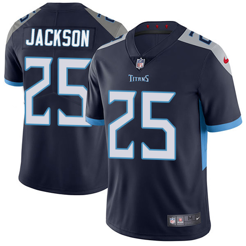 Tennessee Titans #25 Adoree' Jackson Navy Blue Team Color Youth Stitched Vapor Untouchable Limited Jersey Youth