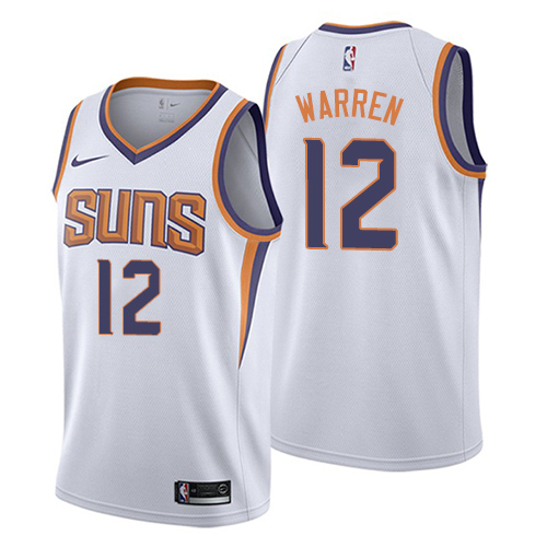 Phoenix Suns #12 T.J. Warren White Womens Swingman Association Edition Jersey Womens