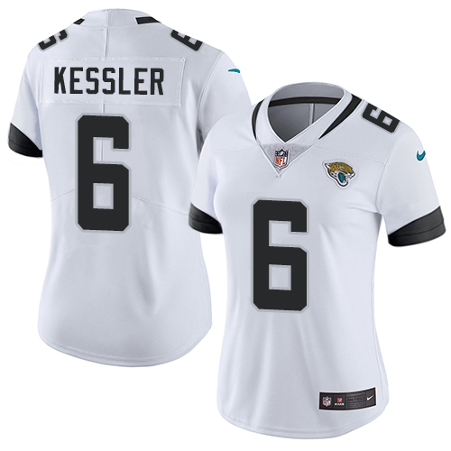 Jacksonville Jaguars #6 Cody Kessler White Women's Stitched Vapor Untouchable Limited Jersey Womens
