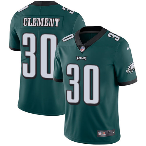 Philadelphia Eagles #30 Corey Clement Midnight Green Team Color Men's Stitched Vapor Untouchable Limited Jersey Men's