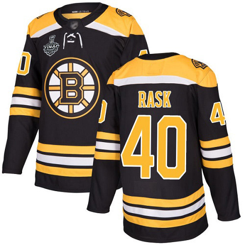 Adidas Boston Bruins #40 Tuukka Rask Black Home Authentic Stanley Cup Final Bound Youth Stitched Jersey Youth