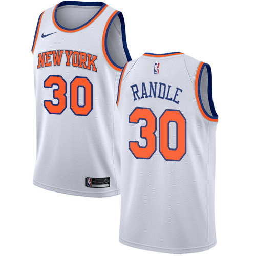 New York Knicks #30 Julius Randle White Youth Swingman Association Edition Jersey Youth
