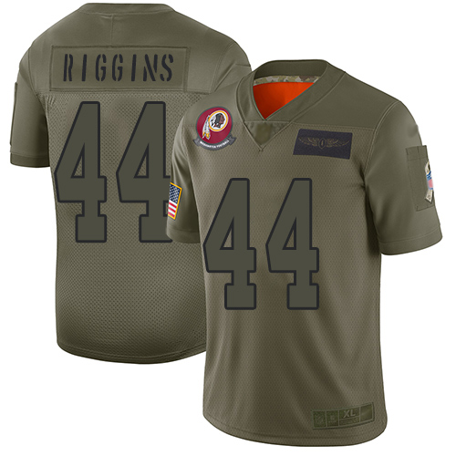 Washington Commanders #44 John Riggins Camo Men's Stitched Limited 2019 Salute To Service Jersey Men's