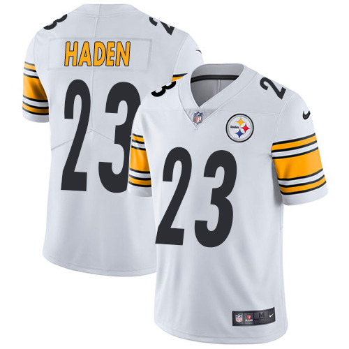 Pittsburgh Steelers #23 Joe Haden White Men's Stitched Vapor Untouchable Limited Jersey Men's