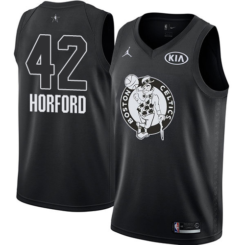 Boston Celtics #42 Al Horford Black Jordan Swingman 2018 All-Star Game Jersey Mens
