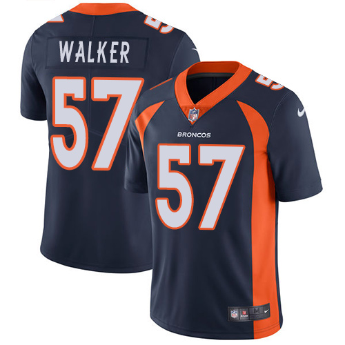 Denver Broncos #57 Demarcus Walker Navy Blue Alternate Men's Stitched Vapor Untouchable Limited Jersey Men's