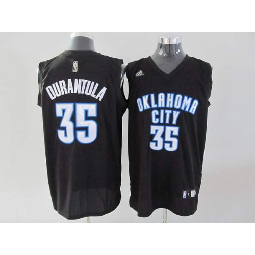 Oklahoma City Thunder #35 Kevin Durant Stitched Black Durantula Fashion Jersey Mens