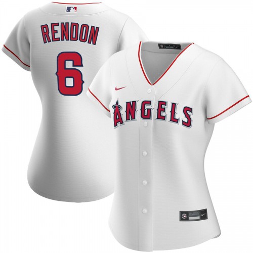 Los Angeles Los Angeles Angels #6 Anthony Rendon Women's Home 2020 Player Jersey White Womens