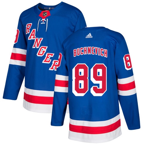 Adidas New York Rangers #89 Pavel Buchnevich Royal Blue Home Authentic Stitched Youth Jersey Youth