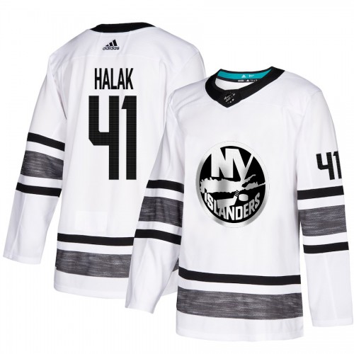 Adidas New York Islanders #41 Jaroslav Halak White 2019 All-Star Game Parley Authentic Stitched Jersey Men's