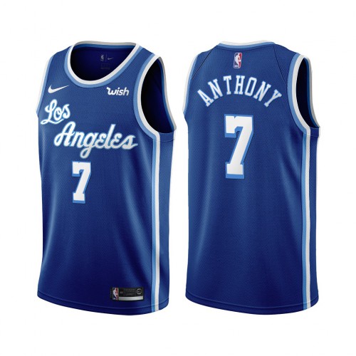 Los Angeles Los Angeles Lakers #7 Carmelo Anthony Youth Blue 2019-20 Classic Edition Stitched Jersey Youth