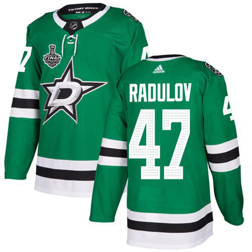 Adidas Dallas Stars #47 Alexander Radulov Green Home Authentic Youth 2020 Stanley Cup Final Stitched Jersey Youth
