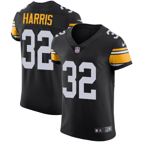Steelers #32 Franco Harris Black Alternate Men's Stitched Vapor Untouchable Elite Jersey