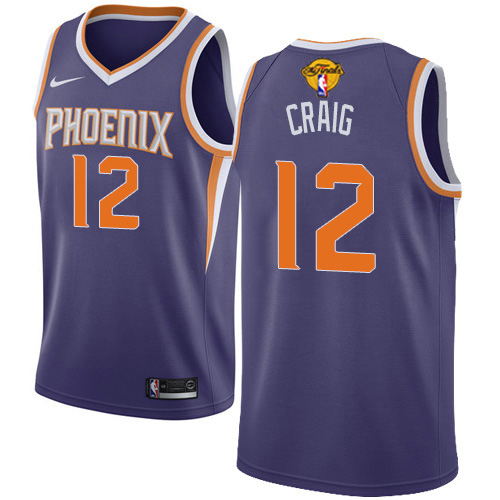 Phoenix Suns #12 Torrey Craig Youth 2021 Finals Bound Swingman Icon Edition Jersey Purple Youth