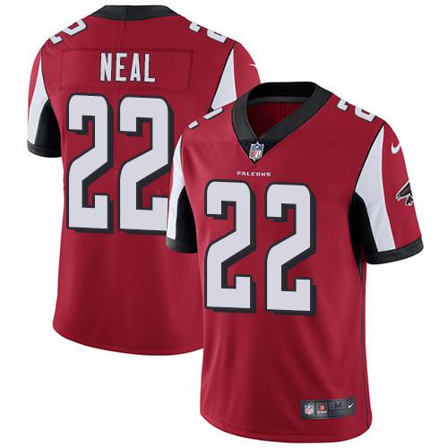 Atlanta Falcons #22 Keanu Neal Red Team Color Youth Stitched Vapor Untouchable Limited Jersey Youth