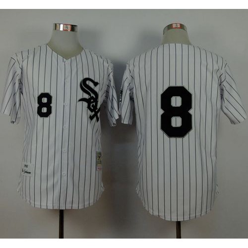Mitchell And Ness 1993 Chicago White Sox #8 Bo Jackson White Stitched Jersey Men's