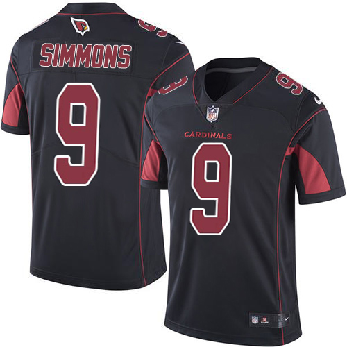 Cardinals #9 Isaiah Simmons Black Men's Stitched Limited Rush Jersey