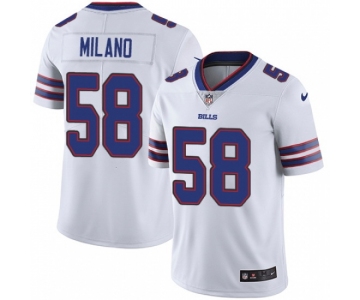 Men's Womens Youth Kids Buffalo Bills #58 Matt Milano White Stitched Vapor Untouchable Limited Jersey