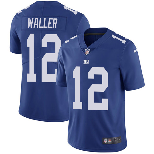 Giants #12 Darren Waller Royal Blue Team Color Youth Stitched Vapor Untouchable Limited Jersey