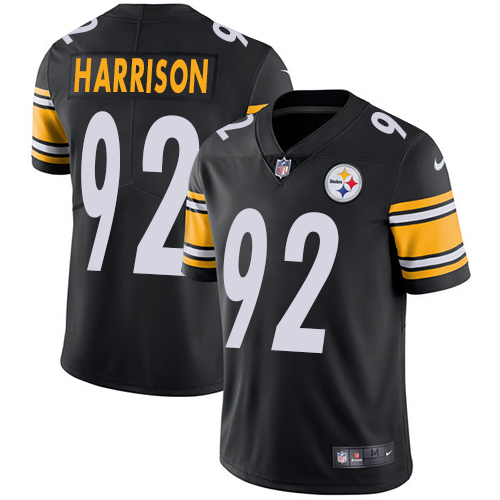 Pittsburgh Steelers #92 James Harrison Black Team Color Youth Stitched Vapor Untouchable Limited Jersey Youth