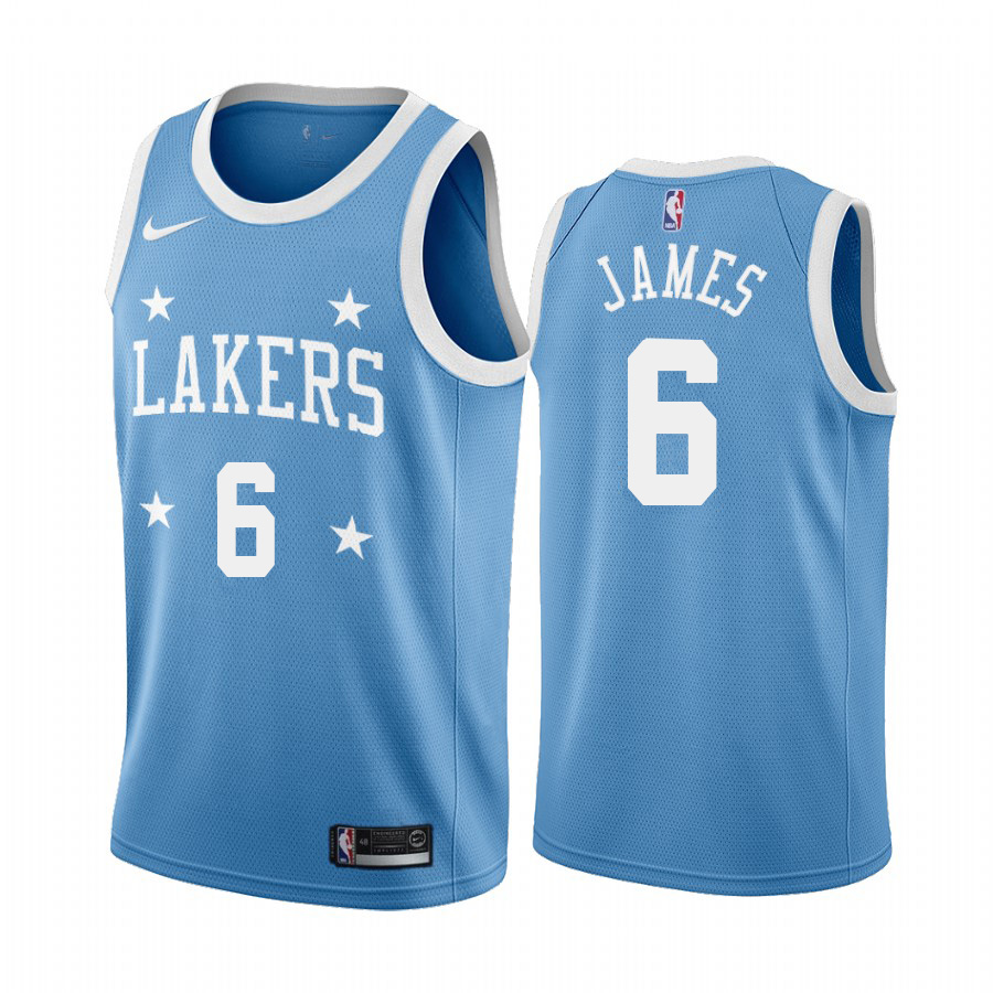 Lakers #6 LeBron James Blue Minneapolis All-Star Classic Jersey