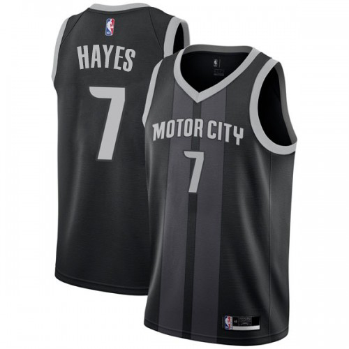 Detroit Pistons #7 Killian Hayes Black Youth Swingman City Edition 2018/19 Jersey Youth