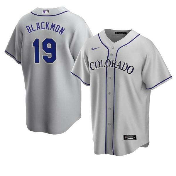 Men's Youth Women's Colorado Rockies 19 Replica 2020 Gray Road Charlie Blackmon Jersey