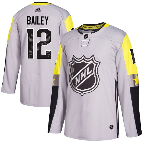 Adidas New York Islanders #12 Josh Bailey Gray 2018 All-Star Metro Division Authentic Stitched Youth Jersey Youth