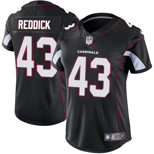 Arizona Cardinals #43 Haason Reddick Black Alternate Women's Stitched Vapor Untouchable Limited Jersey Womens