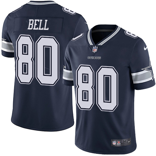Dallas Cowboys #80 Blake Bell Navy Blue Team Color Men's Stitched Vapor Untouchable Limited Jersey Men's