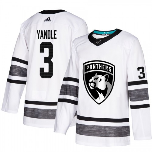 Adidas Florida Panthers #3 Keith Yandle White Authentic 2019 All-Star Stitched Youth Jersey Youth