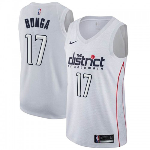Washington Wizards #17 Isaac Bonga White Youth Swingman City Edition Jersey Youth