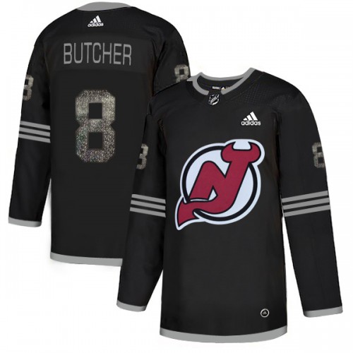 Adidas New Jersey Devils #8 Will Butcher Black Authentic Classic Stitched Jersey Men's