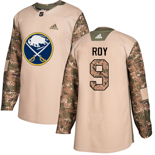 Adidas Buffalo Sabres #9 Derek Roy Camo Authentic 2017 Veterans Day Stitched Jersey Men's