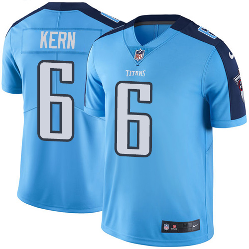 Tennessee Titans #6 Brett Kern Light Blue Youth Stitched Limited Rush Jersey Youth