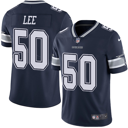 Dallas Cowboys #50 Sean Lee Navy Blue Team Color Men's Stitched Vapor Untouchable Limited Jersey Men's