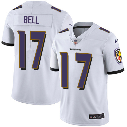 Baltimore Ravens #17 Le'Veon Bell White Youth Stitched Vapor Untouchable Limited Jersey Youth
