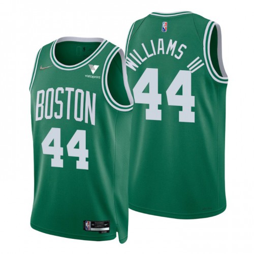 Boston Celtics #44 Robert Williams III Green Mens 2021-22 75th Anniversary Diamond Swingman Jersey - Icon Edition Mens