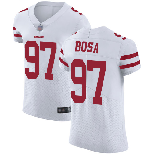 49ers #97 Nick Bosa White Men's Stitched Vapor Untouchable Elite Jersey
