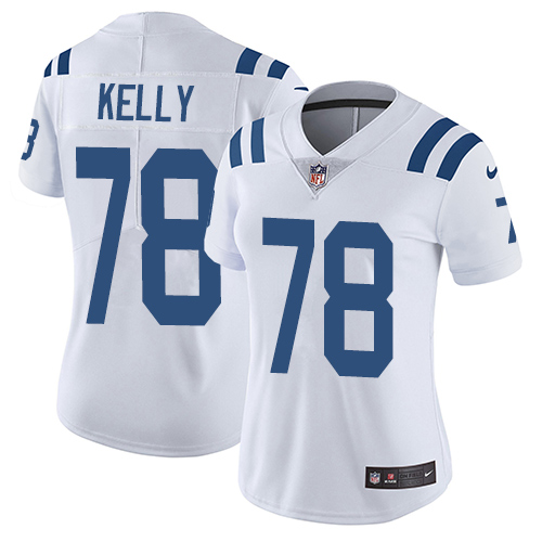 Indianapolis Colts #78 Ryan Kelly White Women's Stitched Vapor Untouchable Limited Jersey Womens