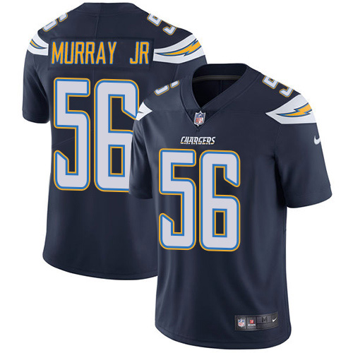 Los Angeles Chargers #56 Kenneth Murray Jr Navy Blue Team Color Youth Stitched Vapor Untouchable Limited Jersey Youth