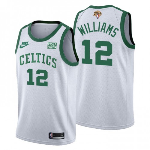 Boston Boston Celtics #12 Grant Williams Releases Classic Edition Youth 2022 Finals 75th Anniversary Jersey White Youth
