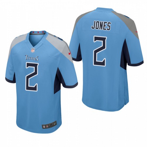 Tennessee Tennessee Titans #2 Julio Jones Youth Game Jersey - Light Blue Youth