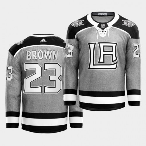 Adidas Los Angeles Kings #23 Dustin Brown 2021 City Concept Stitched Jersey - Black Men's